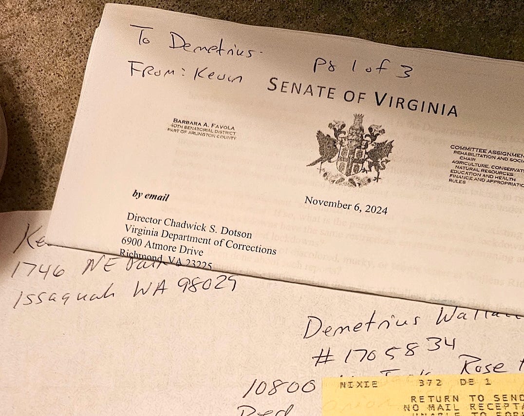Mail with a "returned to sender" sticker on it. Mail with a "returned to sender" sticker on it.