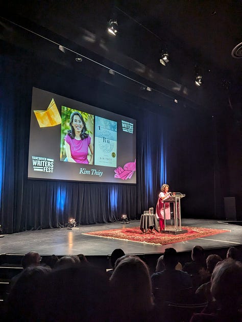 Authors on stage for Vancouver Writers Fest event