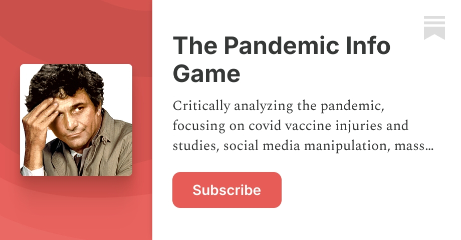 The Pandemic Info Game | John Smith | Substack