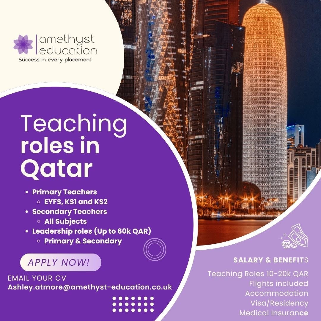 Qatar Teaching Opportunities