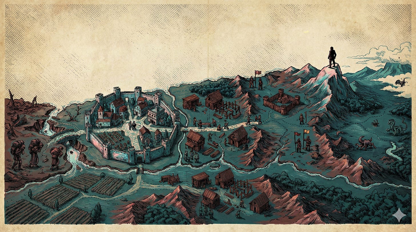 Technology migration strategy visual showing journey from early adoption to mainstream implementation