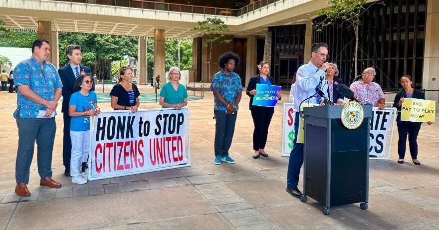What to know about Hawaiʻi's efforts to limit corporate donations in  politics | Hawai'i Public Radio