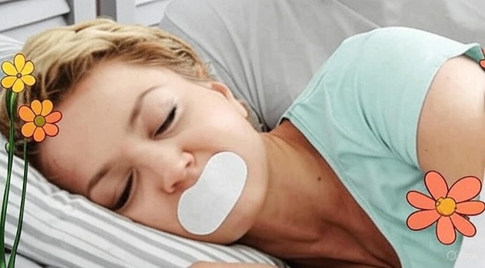 Sweet Dreams! Mouth taping works!