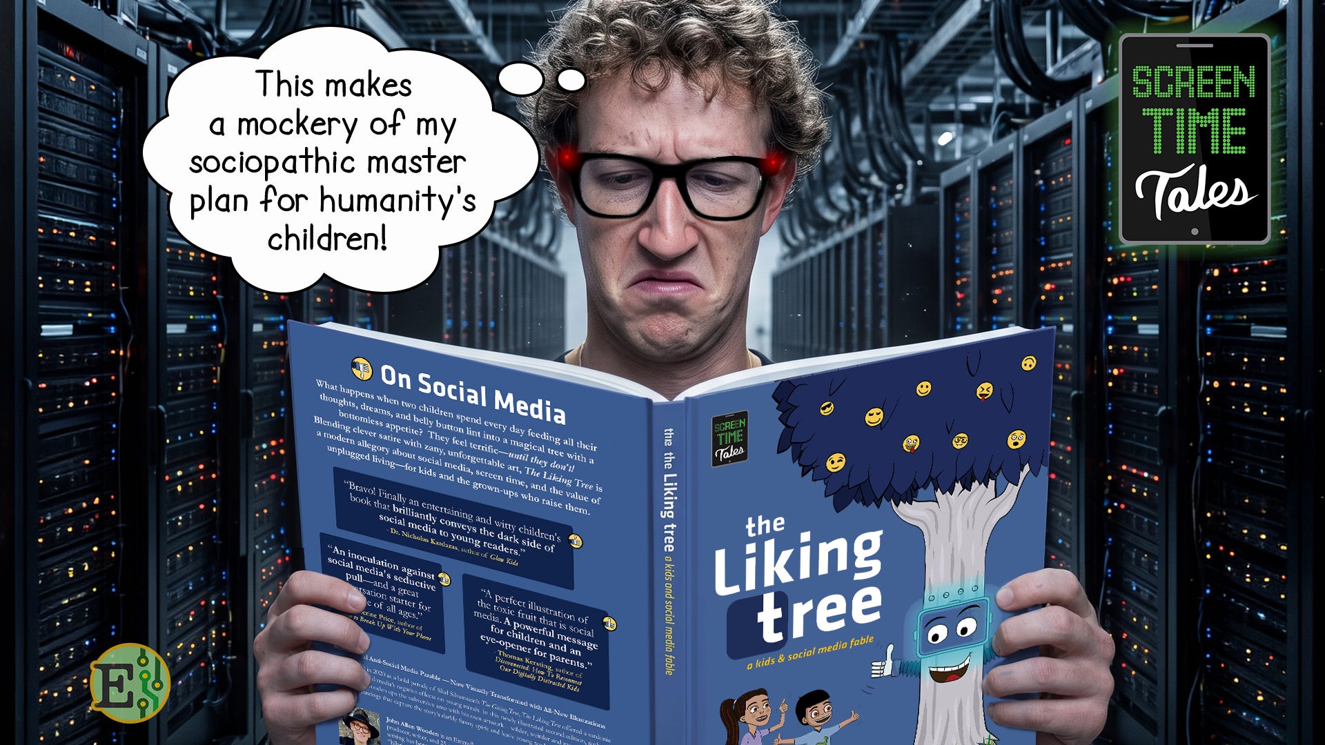 Mark Zuckerberg HATES "The Liking Tree" - A Kids & Social Media fable by John Allen Wooden Mark Zuckerberg HATES "The Liking Tree" - A Kids & Social Media fable by John Allen Wooden