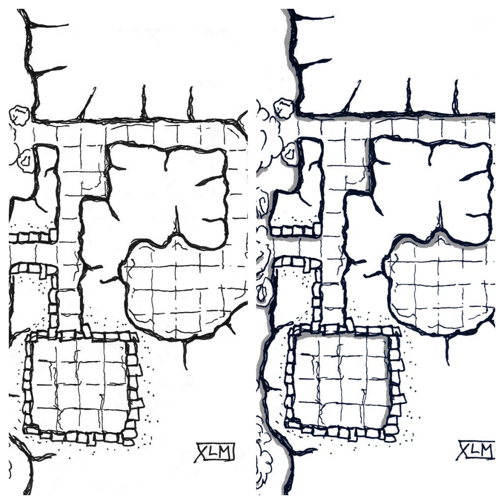 dungeon map
