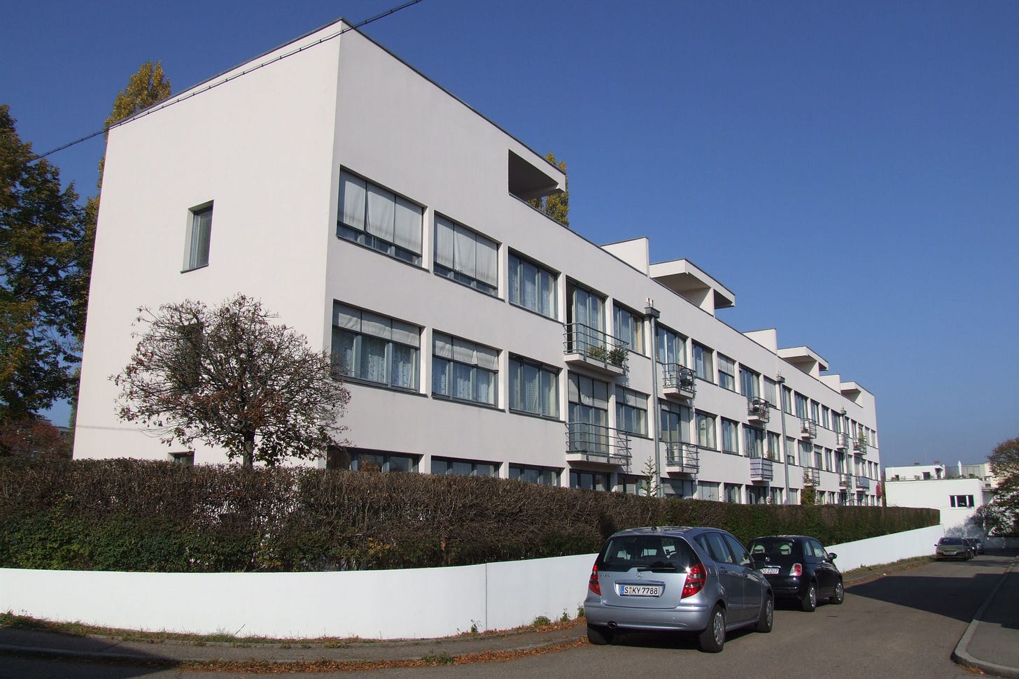 Weissenhof Estate, Stuttgart. 1927. The buildings look completely commonplace today. That’s only because Bauhaus architects were so tremendously successful at spreading their design philosophy, that it’s now everywhere.