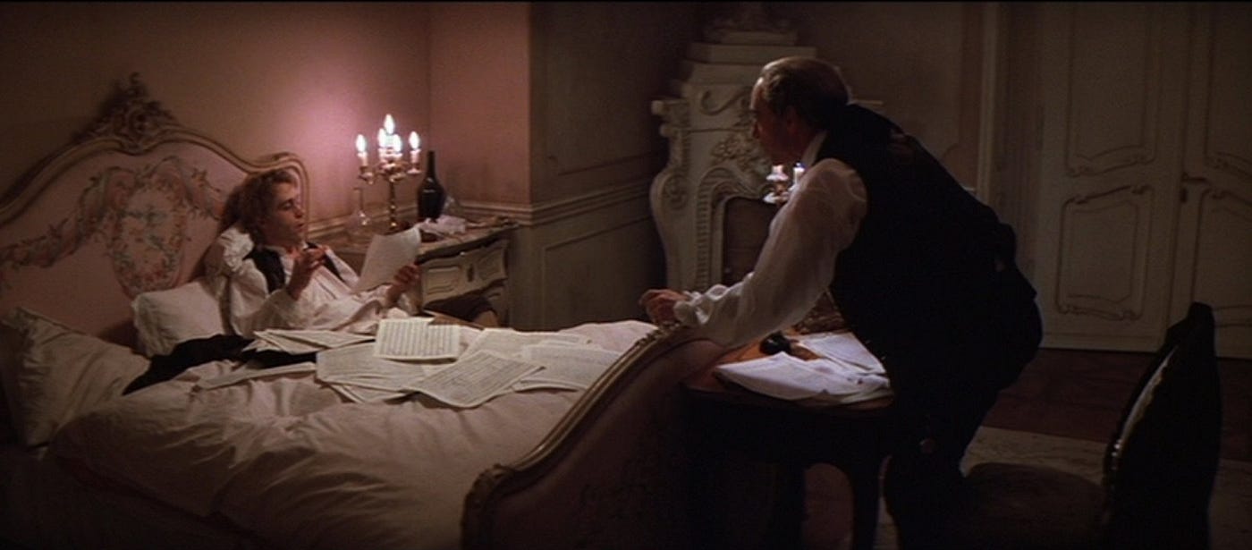 Great Scene: “Amadeus”. Compare screenplay to screen: The… | by Scott Myers | Go Into The Story Great Scene: “Amadeus”. Compare screenplay to screen: The… | by Scott Myers | Go Into The Story