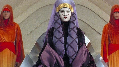 Queen Amidala elaborate outfits