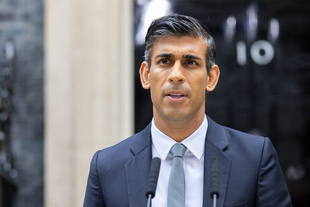 Prime Minister Rishi Sunak arrives in Downing Street | Flickr