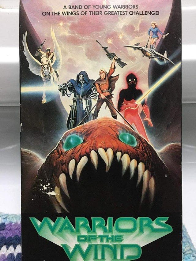 Warriors of the Wind (1985) Edited US version of Nausicaä of the Valley of  the Wind : r/MisleadingFilmPosters