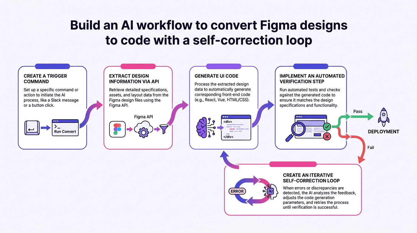 Build an AI Workflow to Convert Figma Designs to Code with a Self-Correction Loop