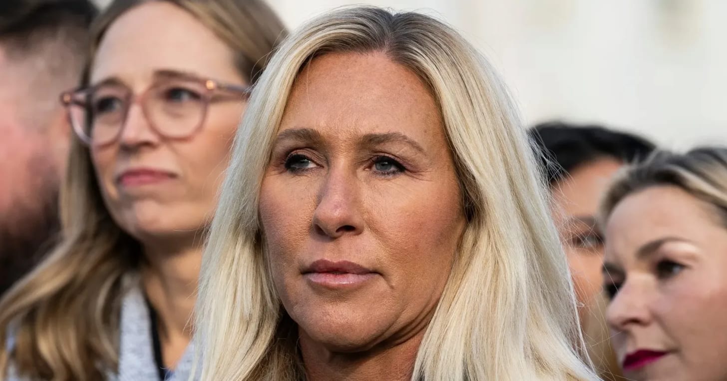 Marjorie Taylor Greene to Quit Congress After Trump Feud - Bloomberg