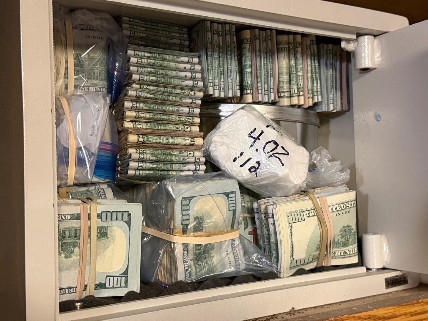 May be an image of money and text