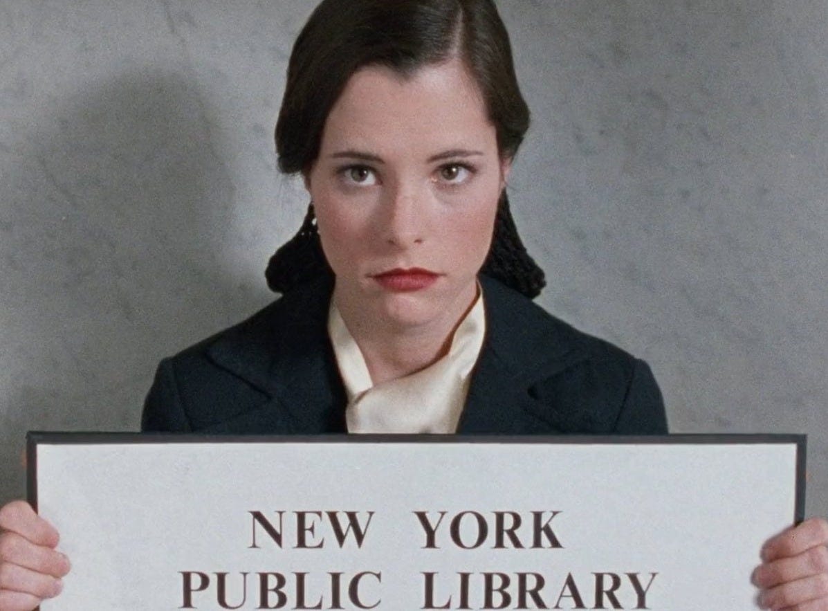 MUBI on X: "Parker Posey in PARTY GIRL (Daisy von Scherler Mayer, 1995.)  https://t.co/qum98yoSwf" / X