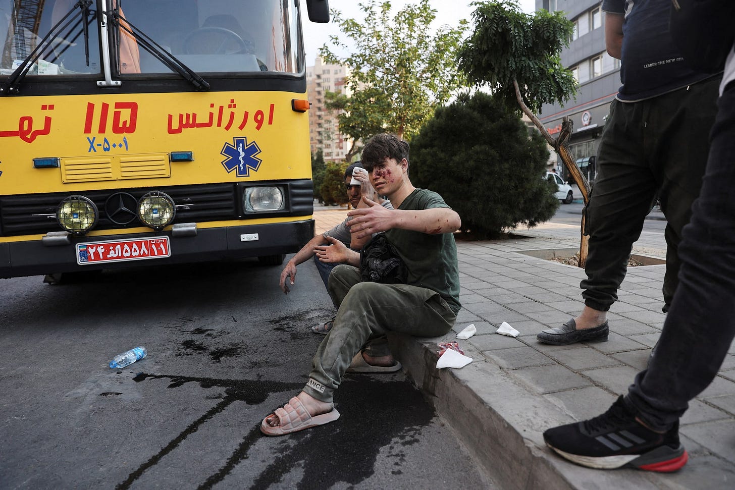 Aftermath of Israeli strikes, in Tehran