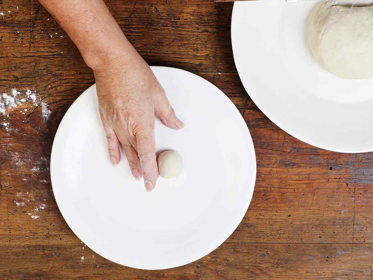 Rolling Buñuelo Dough