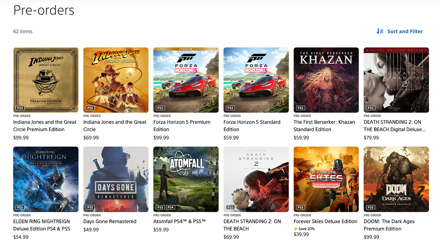 PS5 pre-orders PS5 pre-orders