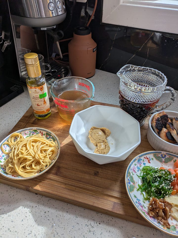 From our ramen series: Japanese soda can translated after #sakuraSurpriseChallenge, Elements of at home ramen guide