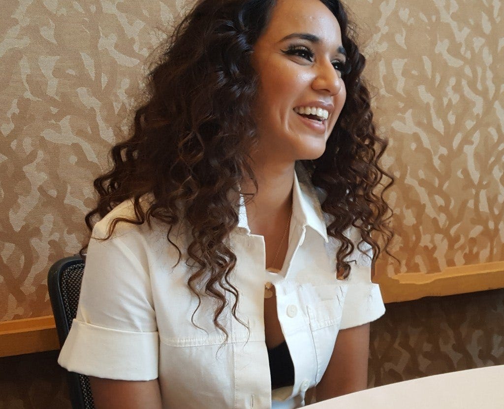 stella maeve the magicians movie tv tech geeks interview comic con 2018 stella maeve the magicians movie tv tech geeks interview comic con 2018