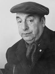An illustration of John Keats and photographs of Pablo Neruda, and Matthew Olzmann