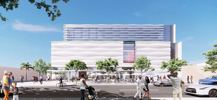 Rendering of front facade of Wiener Museum of Decorative Arts on Lake Avenue. (WMODA) Rendering of front facade of Wiener Museum of Decorative Arts on Lake Avenue. (WMODA)
