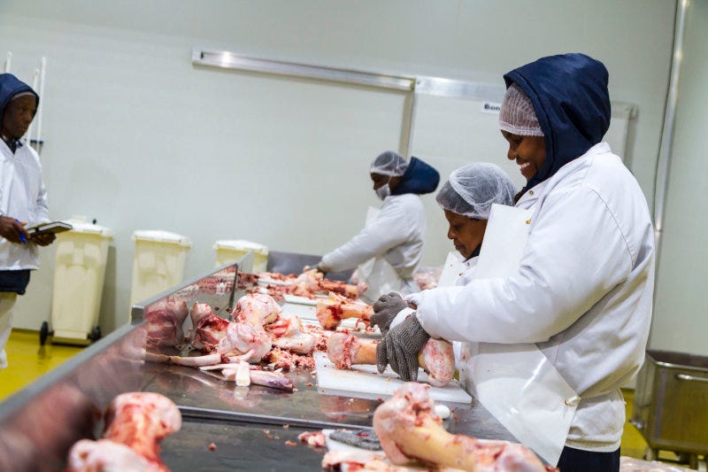 Maneli Pets' products are manufactured from animal parts that human consumption processors don’t use.