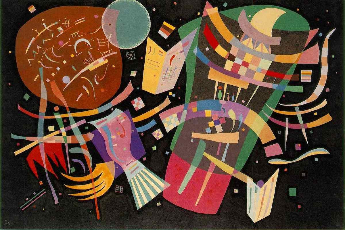 finest example of what is composition in art by artist Wassily Kandinsky - Composition X, 1939,