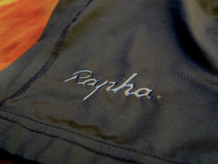 Rapha classic bib detail
