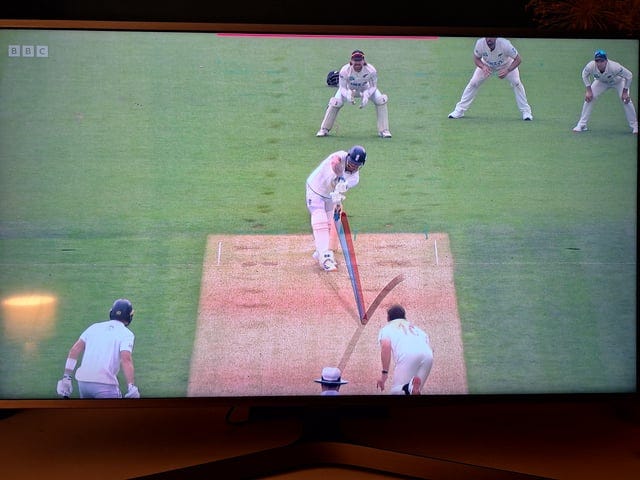 r/Cricket - Stokes Wicket - Not a Straight One!