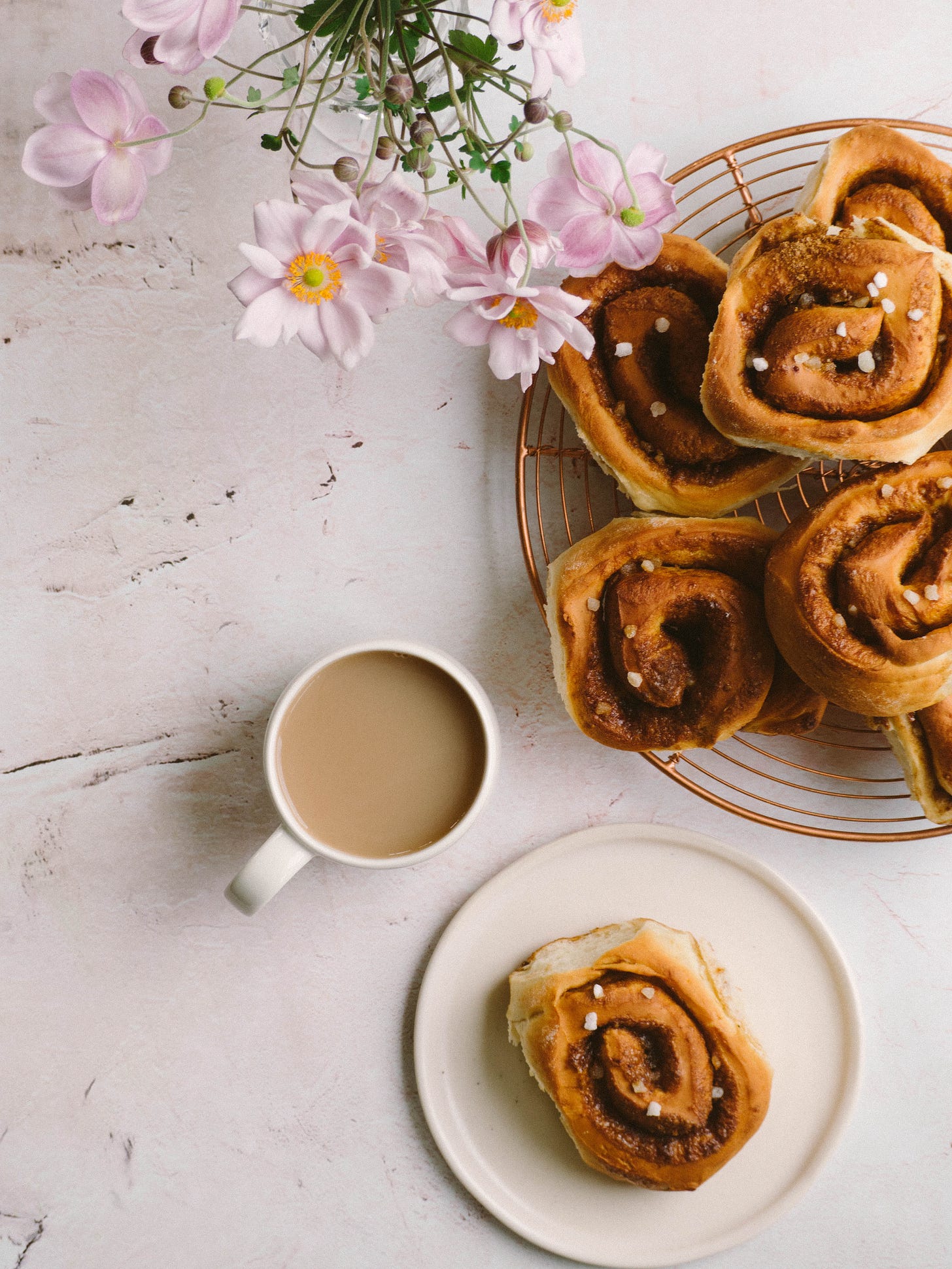 Easter Spiced Brioche Scrolls