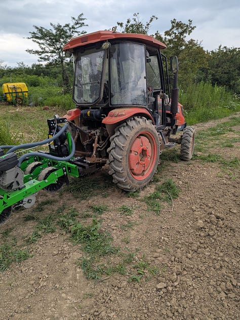 Working in the field