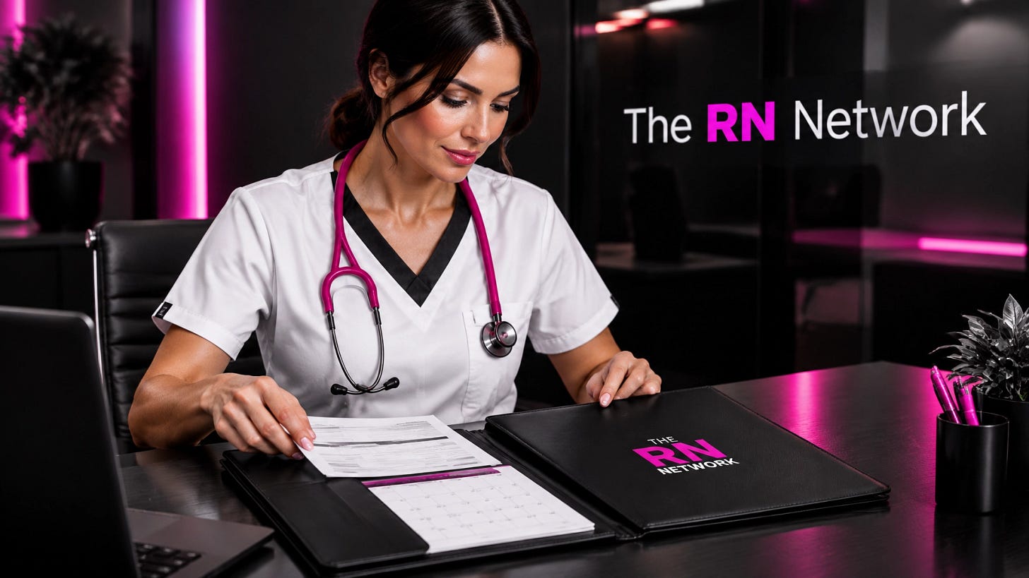 Nurse organizing loan statements and employment verification paperwork Nurse organizing loan statements and employment verification paperwork