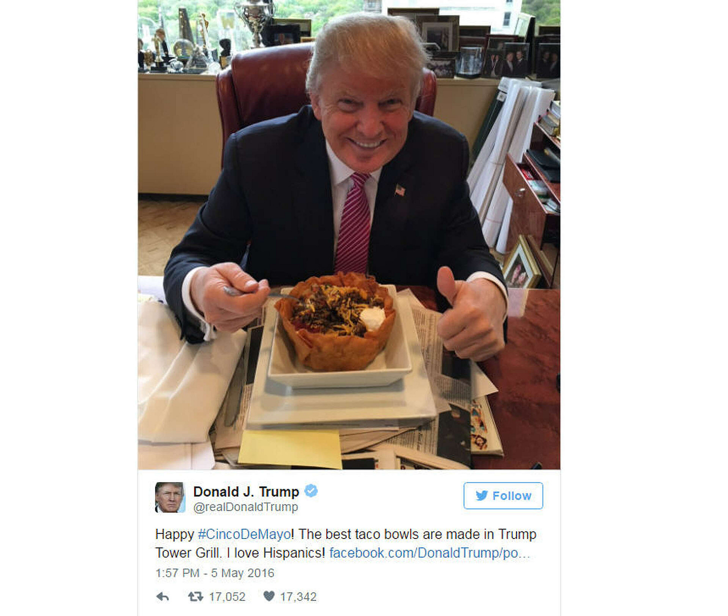 Paul Manafort warned against the Donald Trump taco bowl tweet — but no one  listened