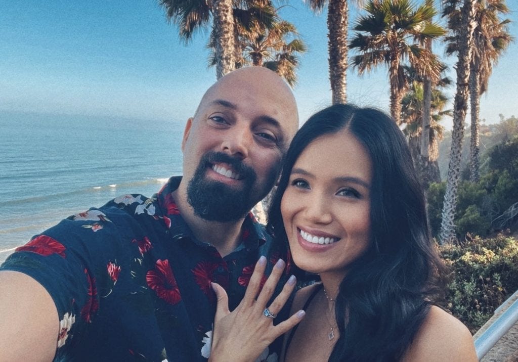 sharon and david engagement