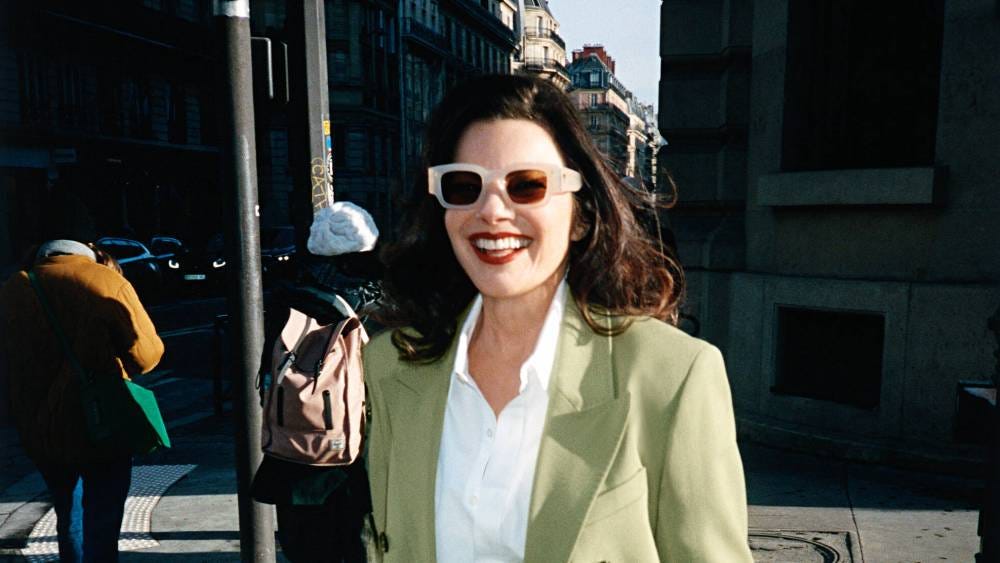 Fran Drescher stars in Ami Paris's spring 2024 campaign