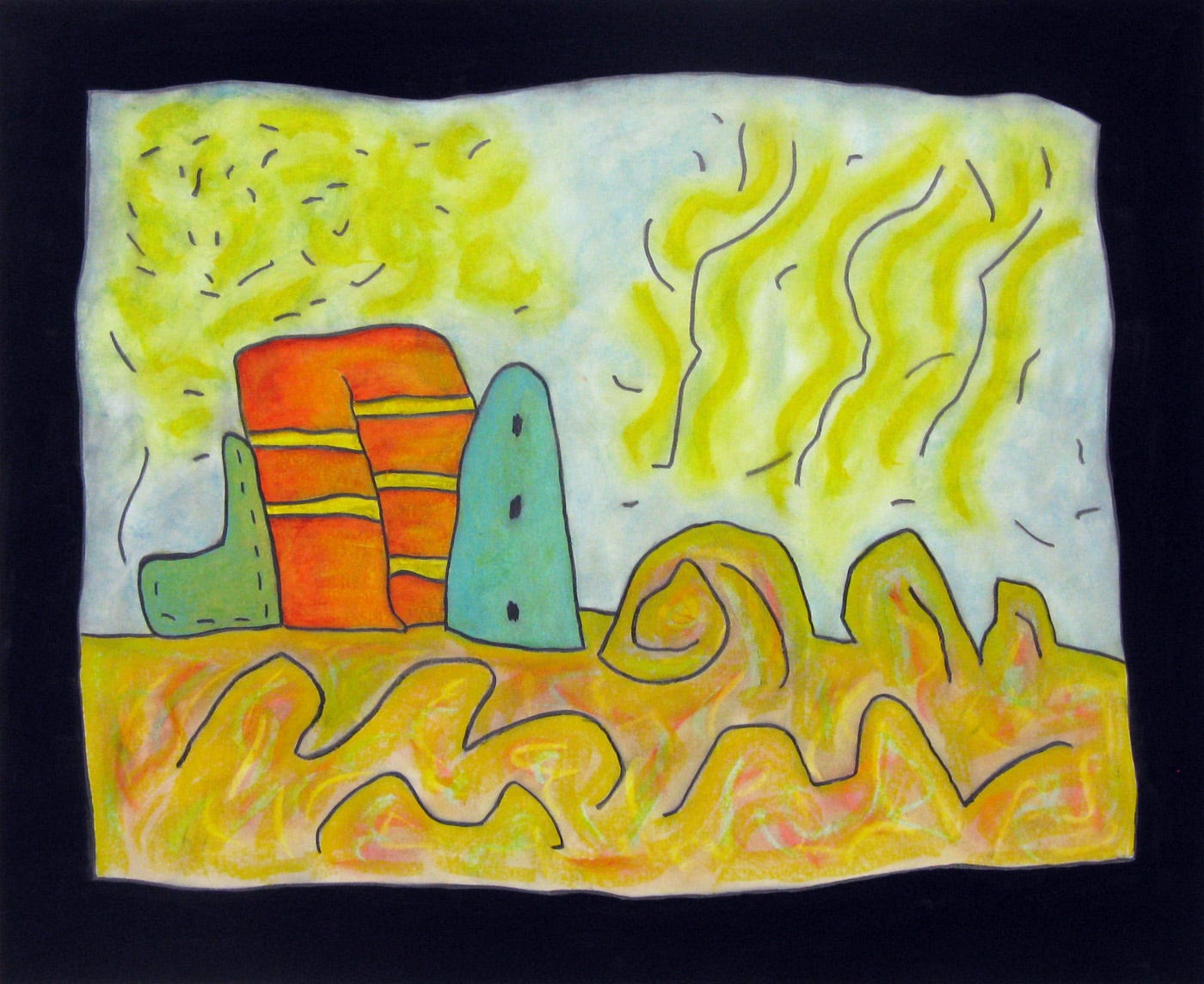 A drawing of a landscape

AI-generated content may be incorrect.