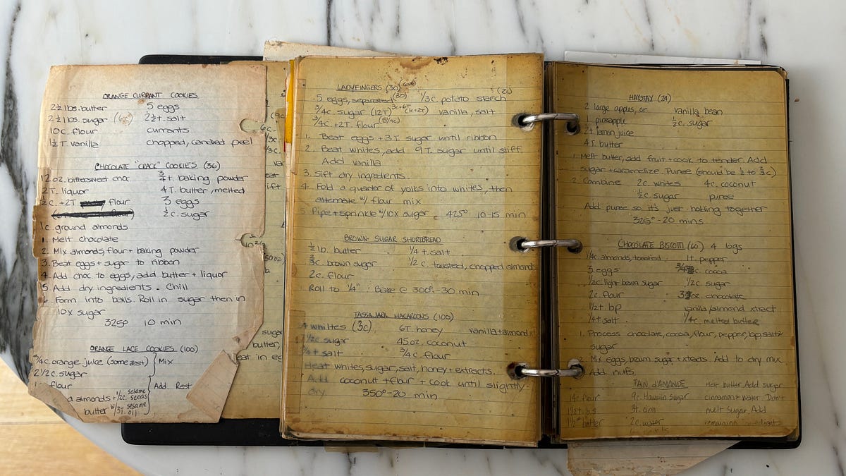 My Recipe Book (part 2) - David Lebovitz Newsletter