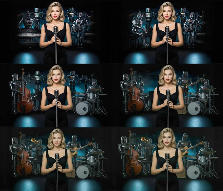 A collage of a person holding a microphone

AI-generated content may be incorrect.