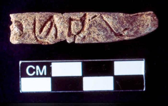 Clay objects roughly the size of fingers were discovered during a dig at the ancient city of Umm el-Marra. The engraved symbols may be part of the earliest known alphabet. Credits: Glenn Schwartz, Johns Hopkins University, CC BY