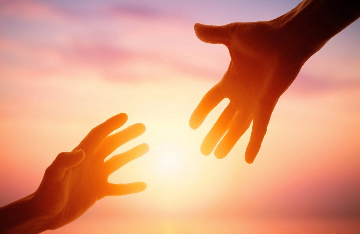 Giving a helping hand – Escape to Reality Giving a helping hand – Escape to Reality