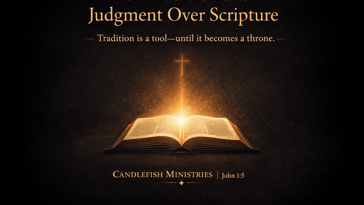 When Tradition Sits in Judgment Over Scripture