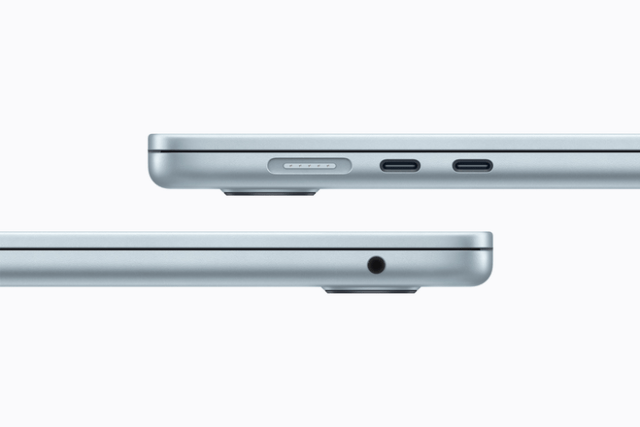 The beautifully thin, light, and durable aluminum design features a stunning Liquid Retina display, 12MP Center Stage camera, and two Thunderbolt 4 ports for connecting access