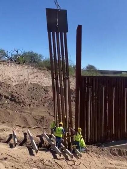 Border Wall Construction - Val Verde County, Texas