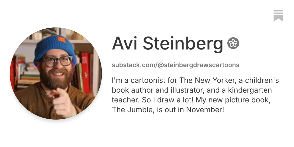 Avi Steinberg | Substack