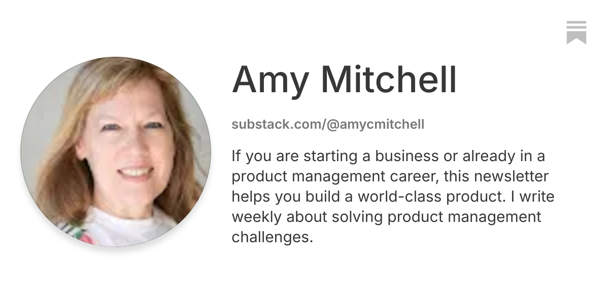 Amy Mitchell | Substack