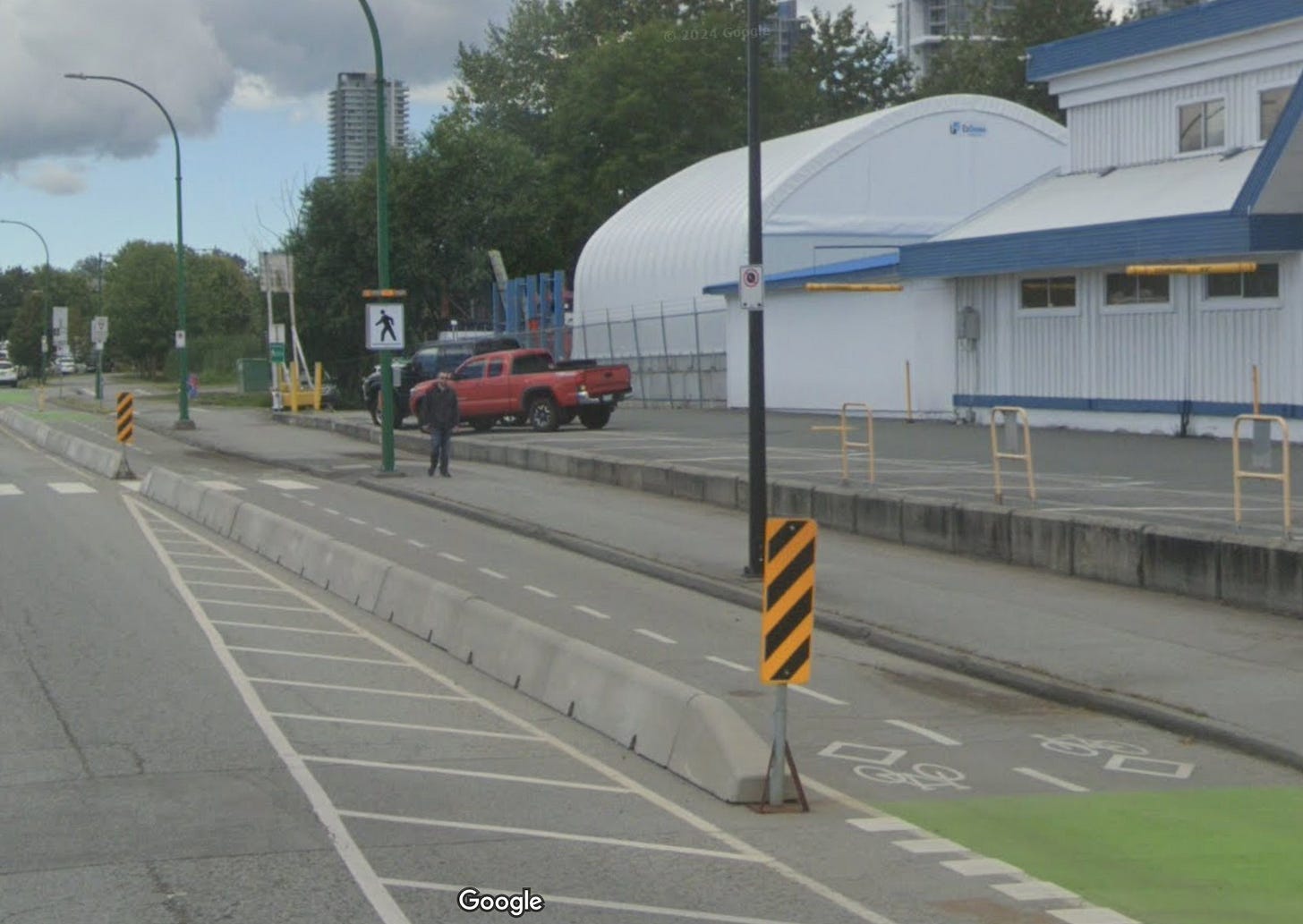 Google Streetview of the Central Valley Greenway in Vancouver, BC Google Streetview of the Central Valley Greenway in Vancouver, BC