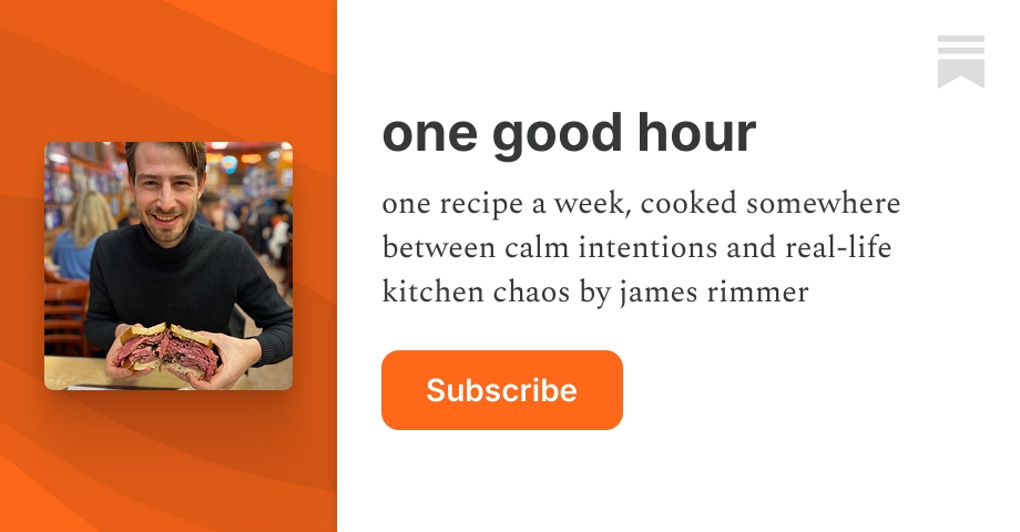 one good hour | James Rimmer | Substack