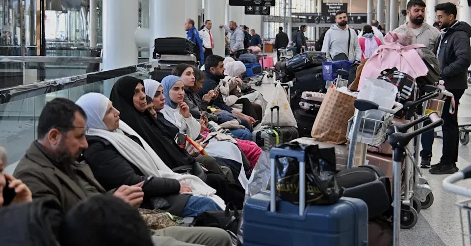 Travelers stranded after Iran war closes airspace in the Middle East
