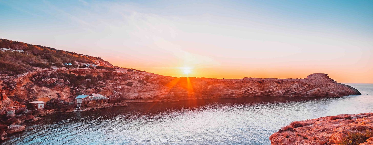 Sunset in Ibiza, Spain Sunset in Ibiza, Spain