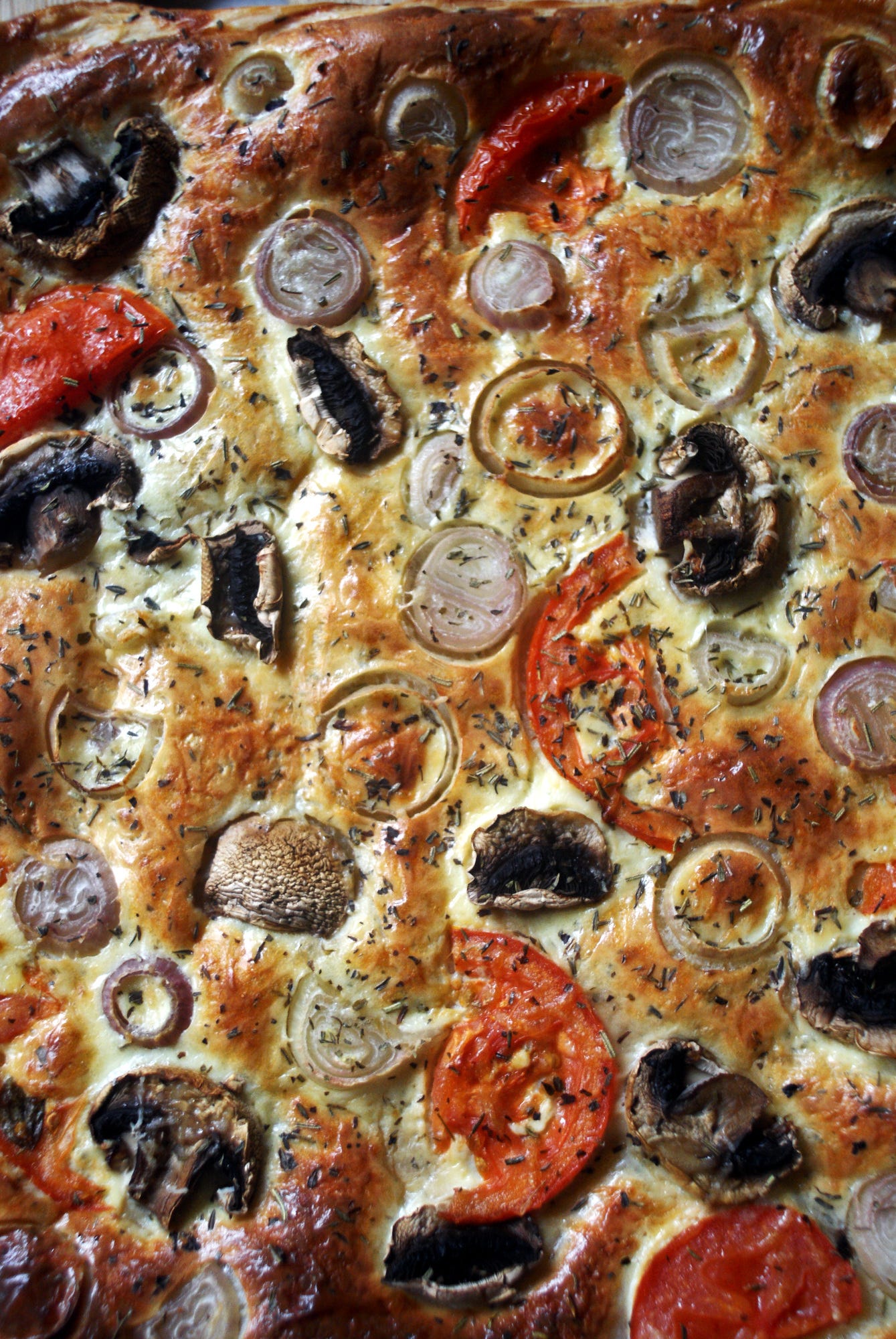 Boursin puff pastry tart